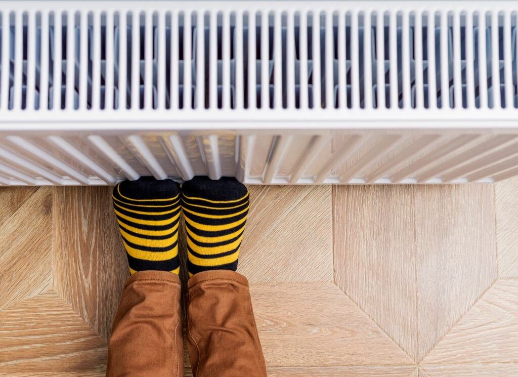 Kleine voeten tegen verwarming